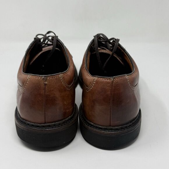 Allen Edmonds Wilbert Derby Shoes Mens 11 D Brown Leather Split Toe Casual Dress main image 6